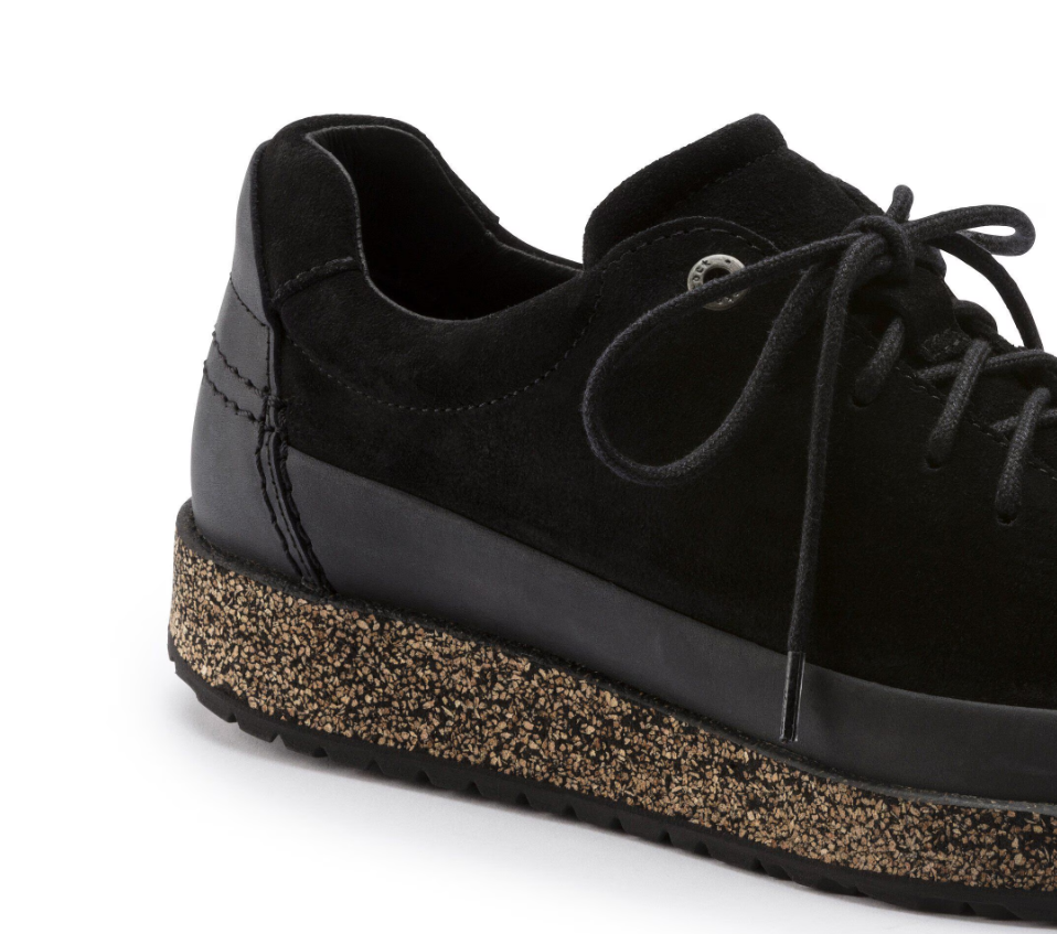 Birkenstock Honnef Low Suede Leather Black Narrow