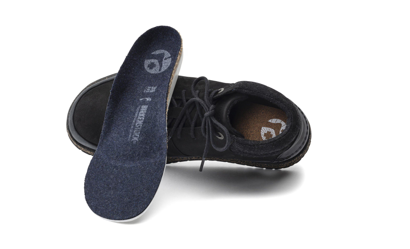 Birkenstock Honnef High Nubuck Leather Black Regular