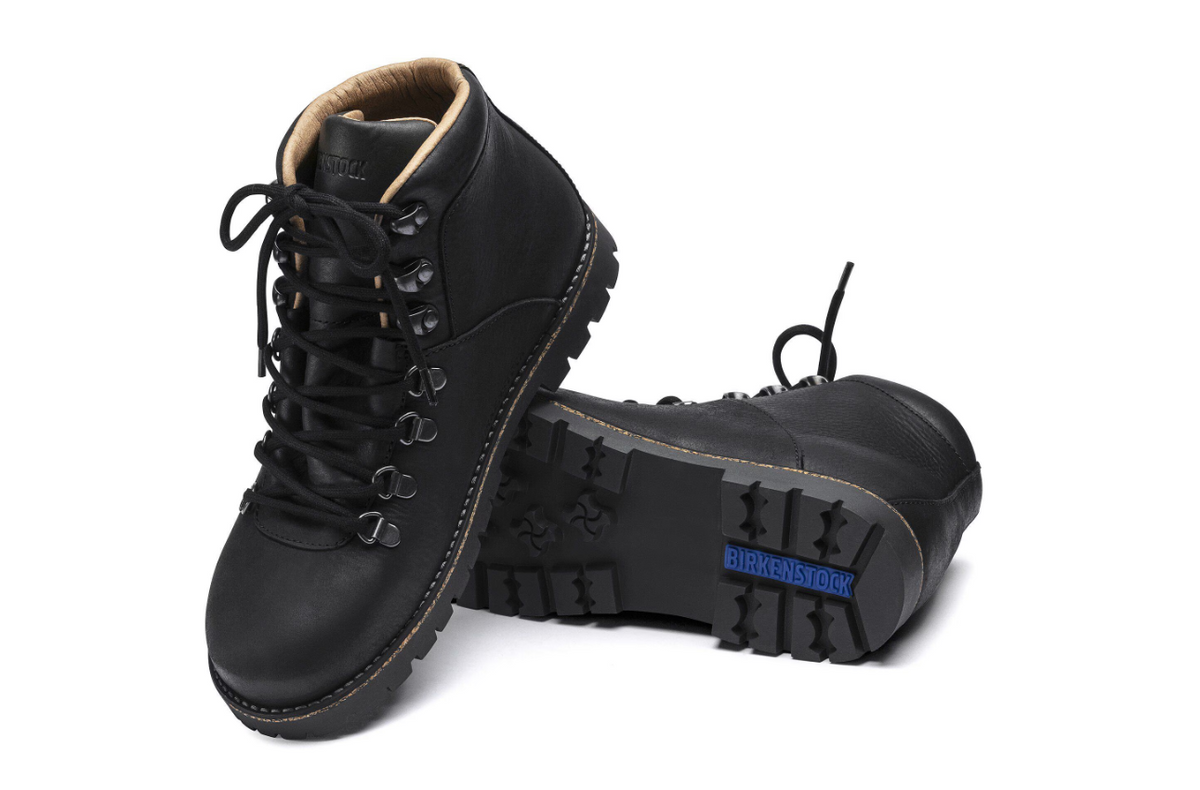 Birkenstock Jackson Nubuck Leather Black Narrow