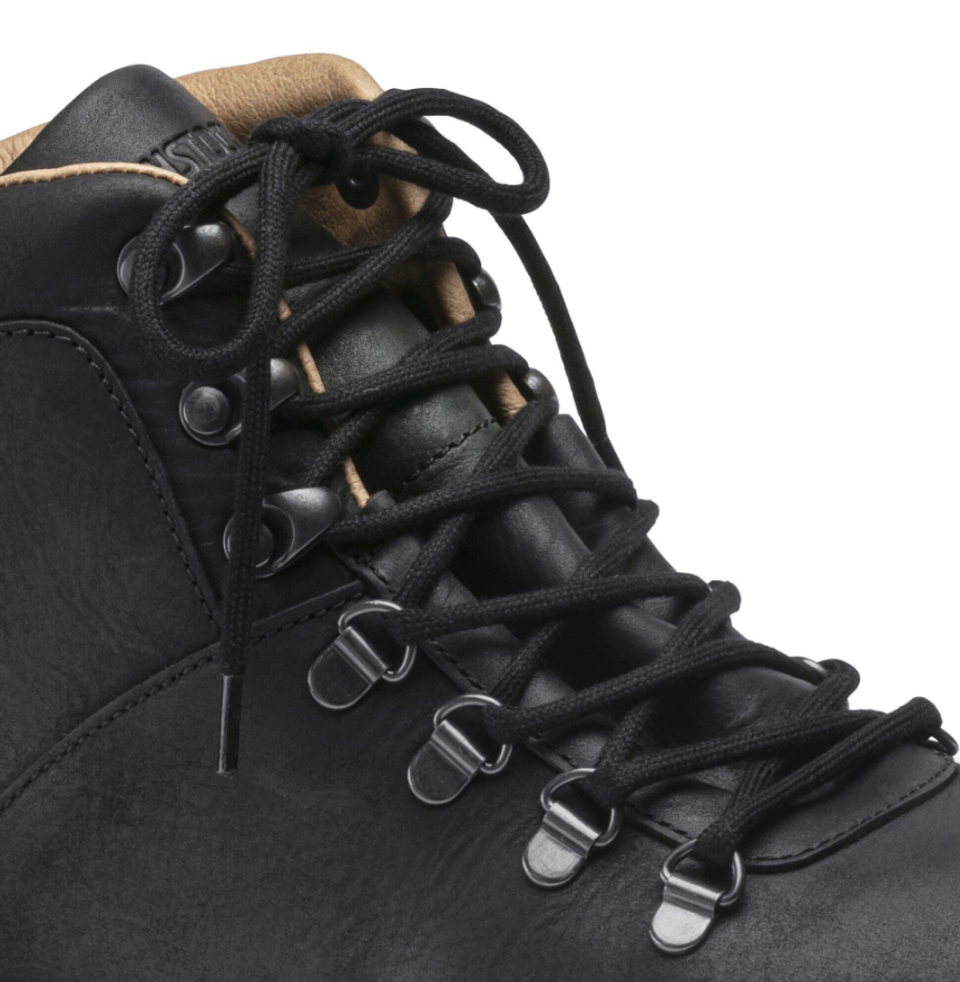 Birkenstock Jackson Nubuck Leather Black Narrow