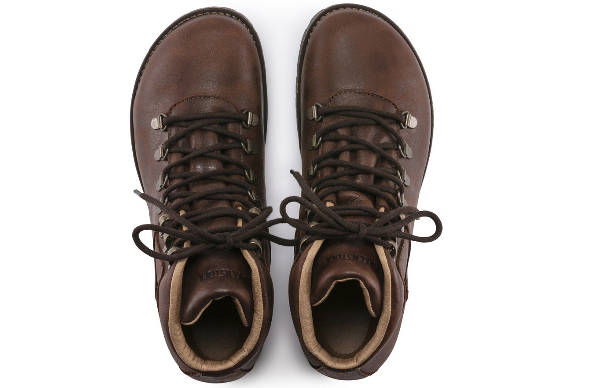 Birkenstock Jackson Nubuck Leather Boots Dark - Brown, Regular