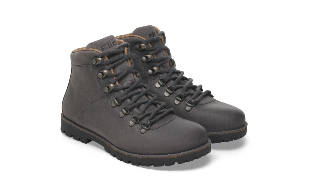Birkenstock Jackson Nubuck Leather Boots Graphite Narrow