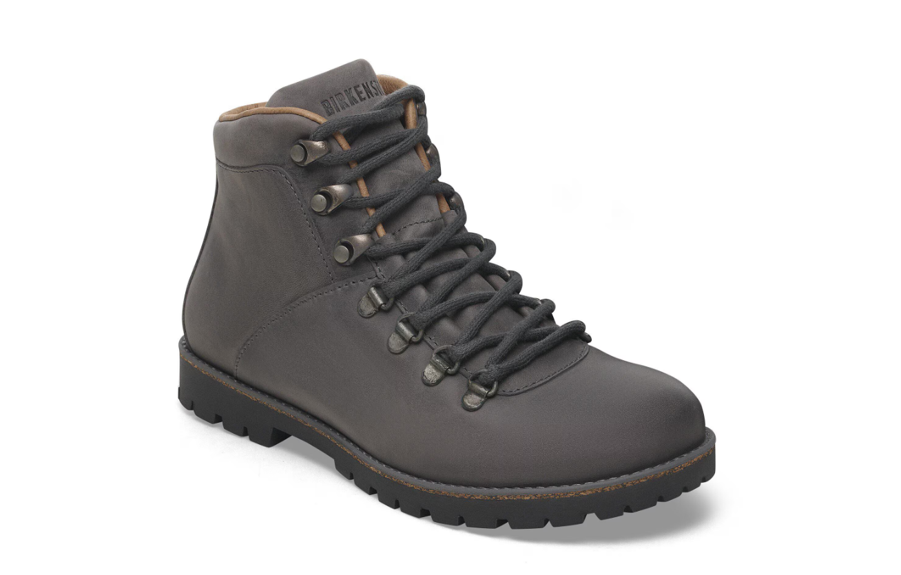 Birkenstock Jackson Nubuck Leather Boots Graphite Regular