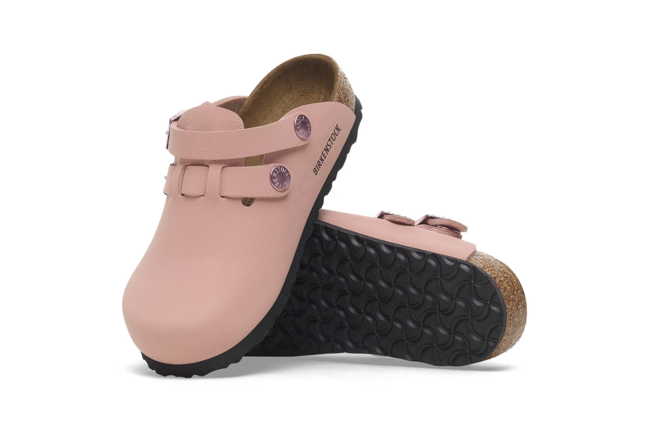 Birkenstock Kay Kids Birkibuc Pink Clay Narrow