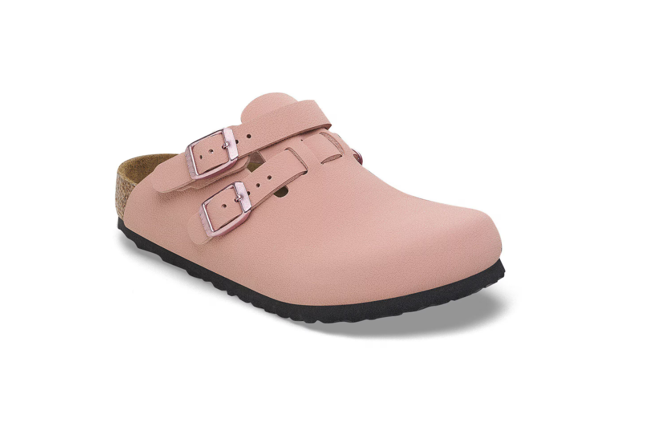 Birkenstock Kay Kids Birkibuc Pink Clay Narrow