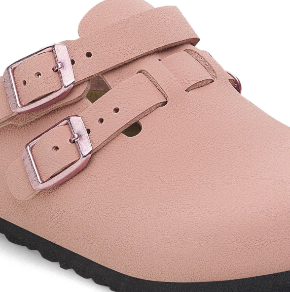 Birkenstock Kay Kids Birkibuc Pink Clay Narrow