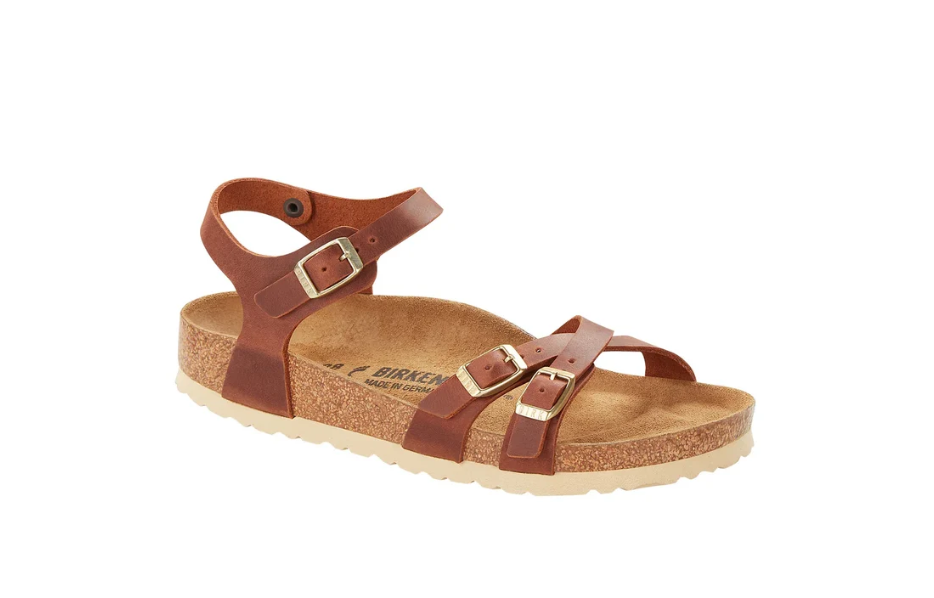 Birkenstock Kumba Oiled Leather Cognac Sandal Regular