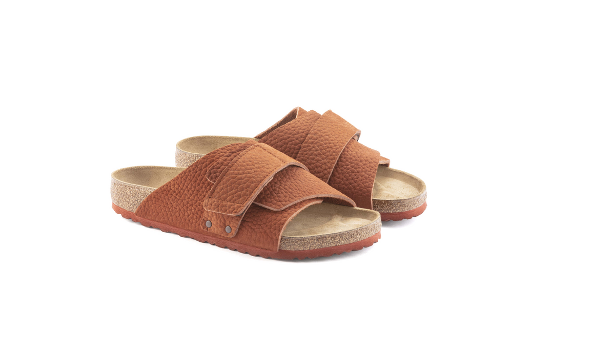 Birkenstock Kyoto Nubuck Leather Desert Buck Burnt Clay Regular