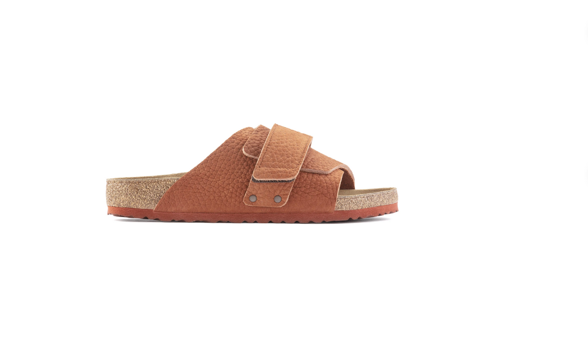 Birkenstock Kyoto Nubuck Leather Desert Buck Burnt Clay Regular