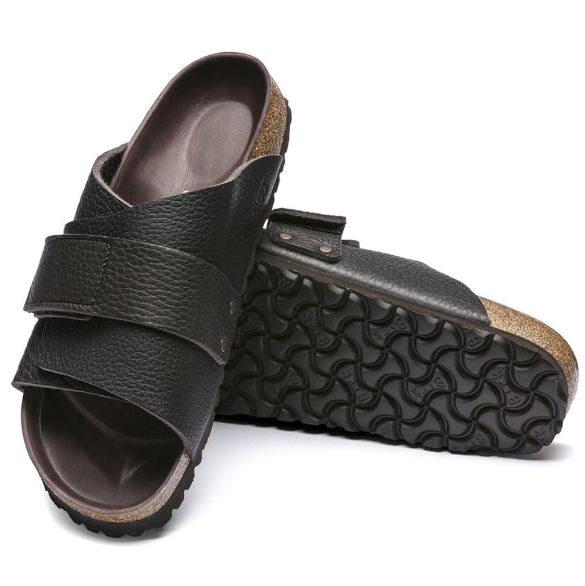Birkenstock Kyoto Wilderness Nubuck Leather Sandals - Roast, Regular