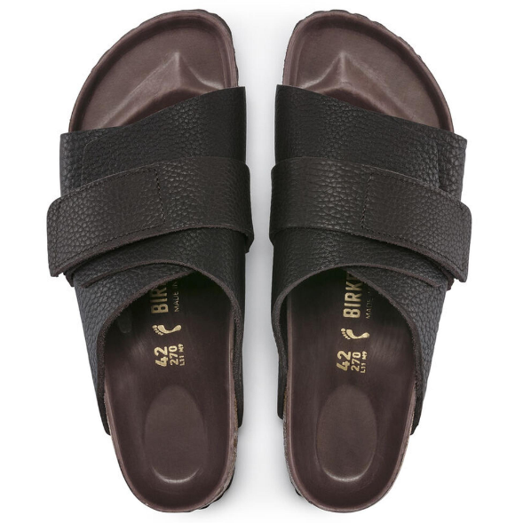 Birkenstock Kyoto Wilderness Nubuck Leather Sandals - Roast, Regular