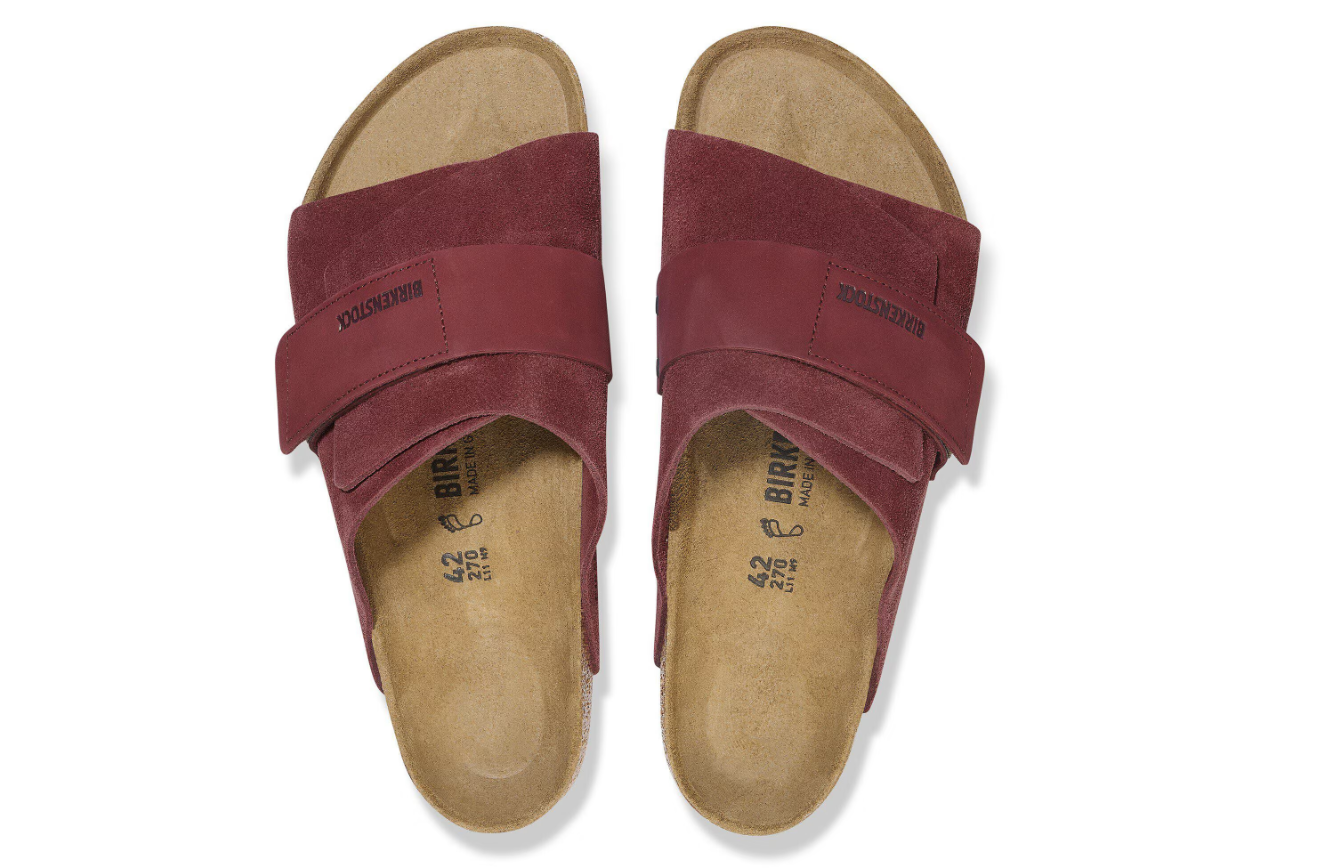 Birkenstock Kyoto Nubuck-Suede Leather Zinfandel Narrow