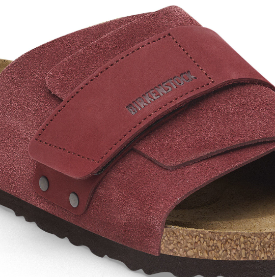 Birkenstock Kyoto Nubuck-Suede Leather Zinfandel Narrow