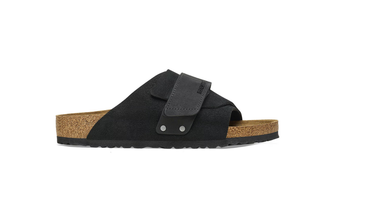 Birkenstock Kyoto Nubuck Leather/Suede Black Narrow