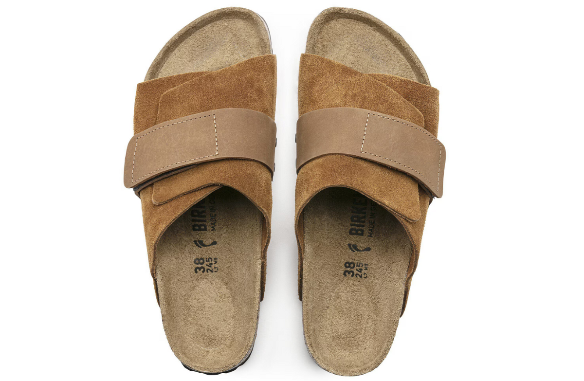 Birkenstock Kyoto Nubuck-Suede Leather - MInk, Narrow