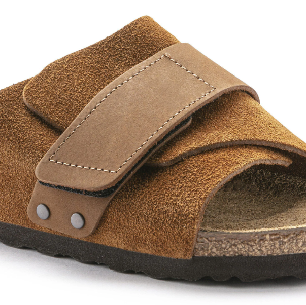 Birkenstock Kyoto Nubuck-Suede Leather - MInk, Narrow