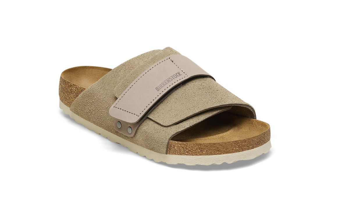 Birkenstock Kyoto Nubuck Leather/Suede - Taupe, Regular