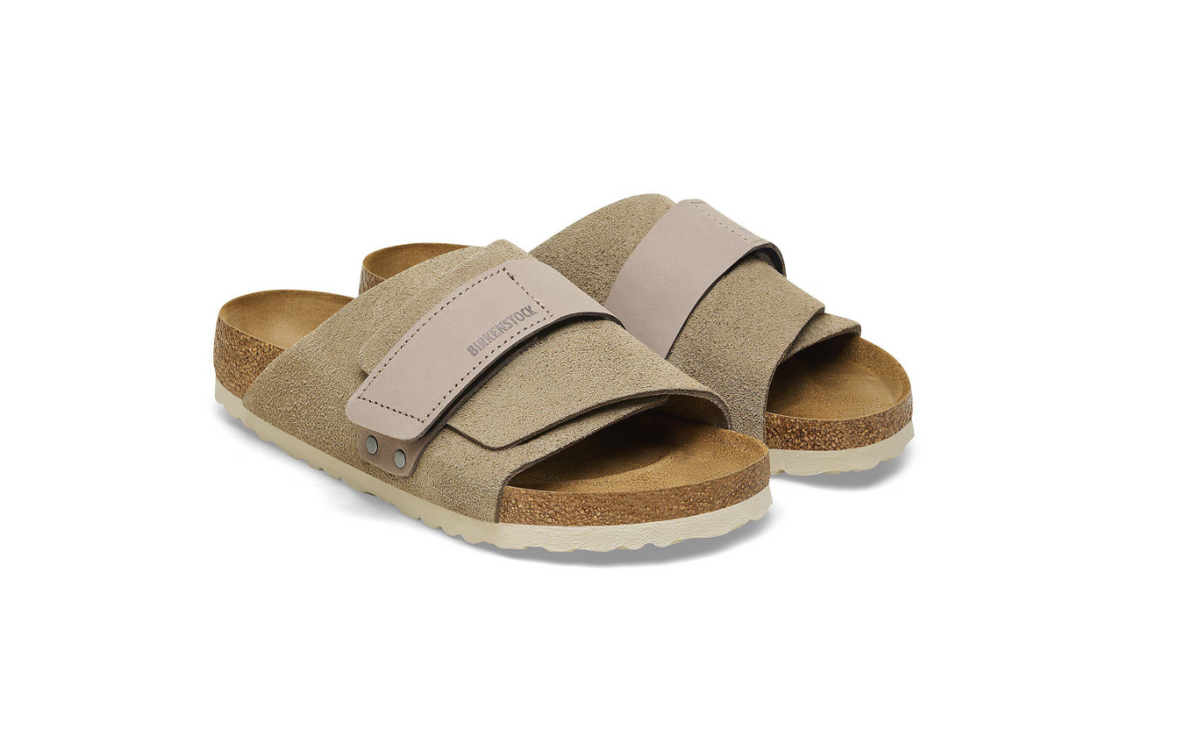 Birkenstock Kyoto Nubuck Leather/Suede Taupe Narrow