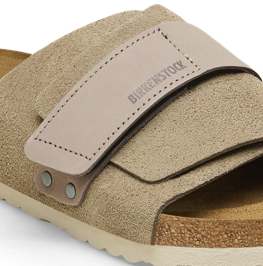Birkenstock Kyoto Nubuck Leather/Suede Taupe Narrow
