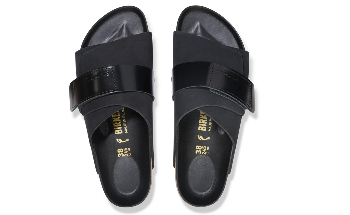 Birkenstock Kyoto Nubuck Leather Black Narrow