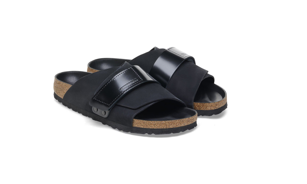 Birkenstock Kyoto Nubuck Leather Black Narrow
