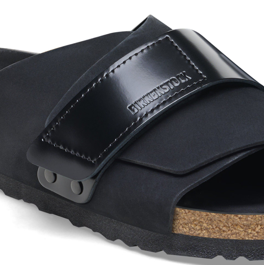 Birkenstock Kyoto Nubuck Leather Black Narrow