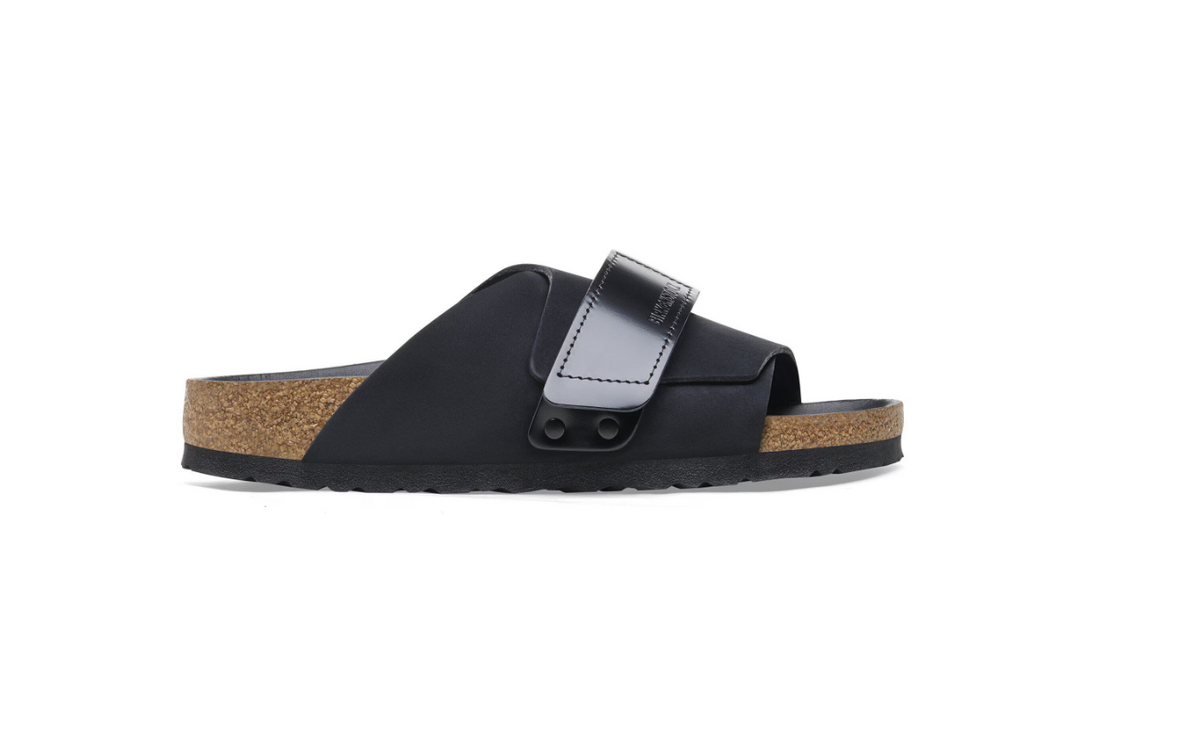 Birkenstock Kyoto Nubuck Leather Black Narrow