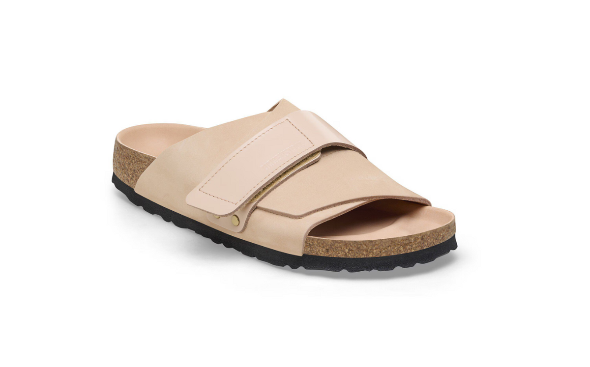 Birkenstock Kyoto Nubuck Leather New - Beige, Narrow
