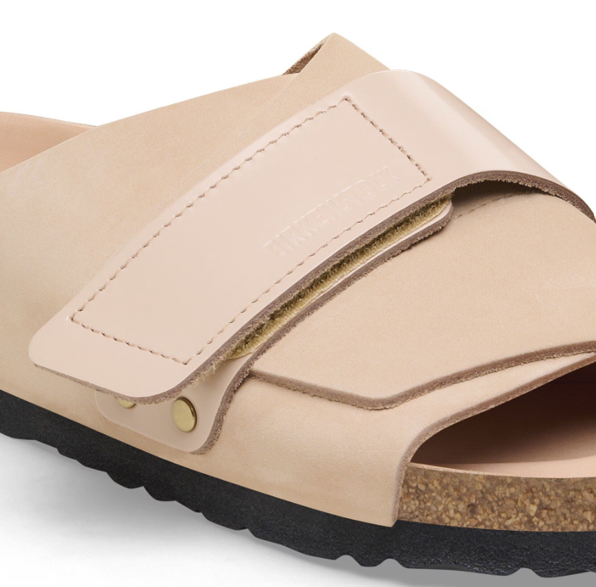 Birkenstock Kyoto Nubuck Leather New - Beige, Narrow