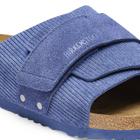 Birkenstock Kyoto Suede Embossed Corduroy Indigo Regular