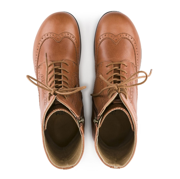 Birkenstock Laramie High NL Natural Leather - Hazelnut, Narrow