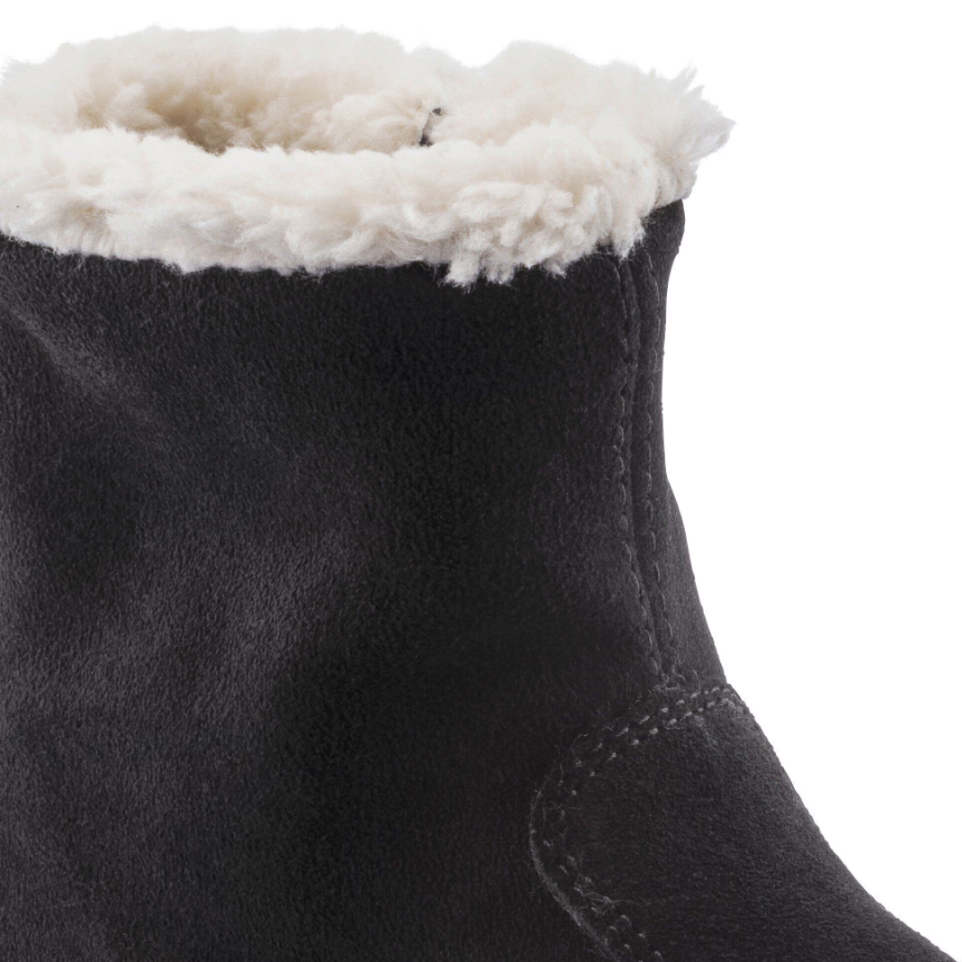 Birkenstock Lille Kids Suede Leather - Black, Regular
