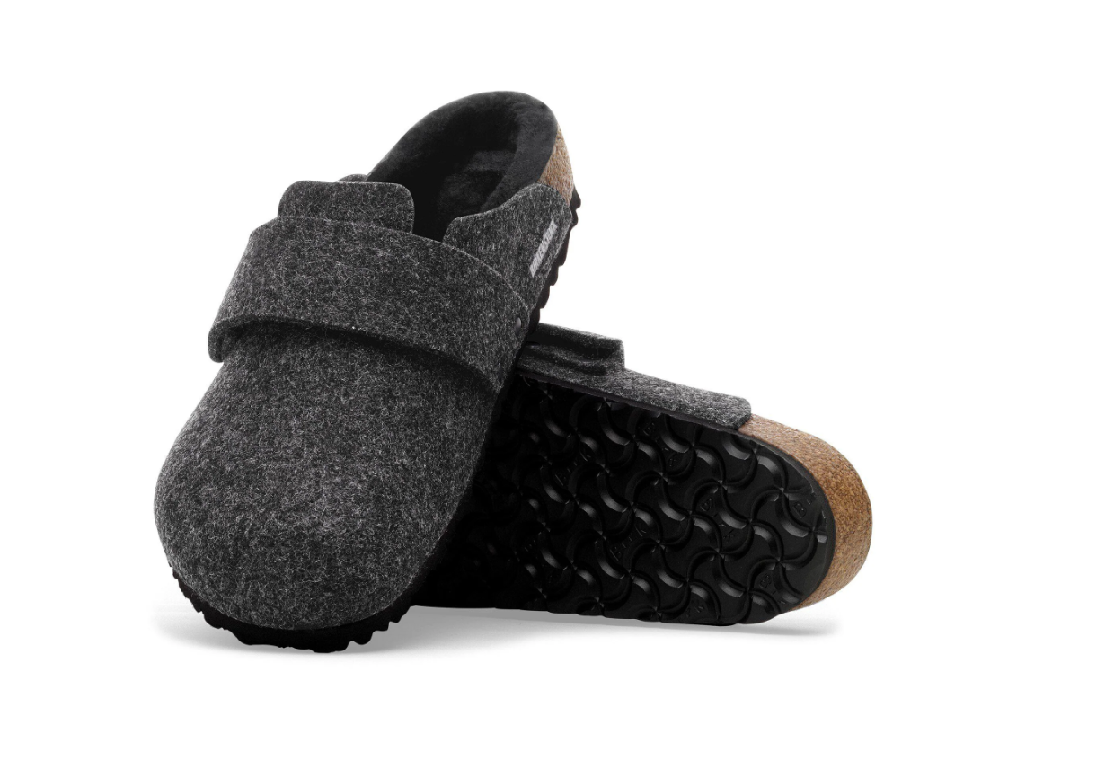 Birkenstock Loma FE Felt Anthracite Clogs Regular