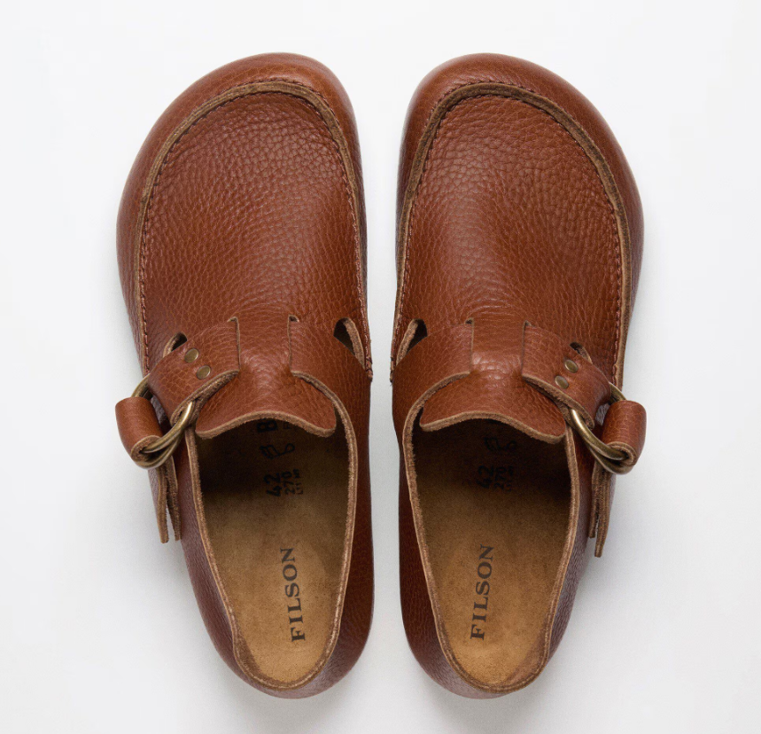 BIRKENSTOCK FILSON London Moccasin Natural Leather Roast Narrow