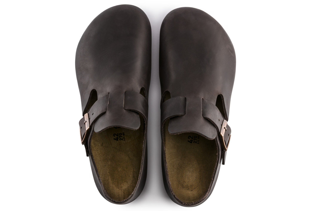 Birkenstock London Oiled Leather - Habana, Narrow