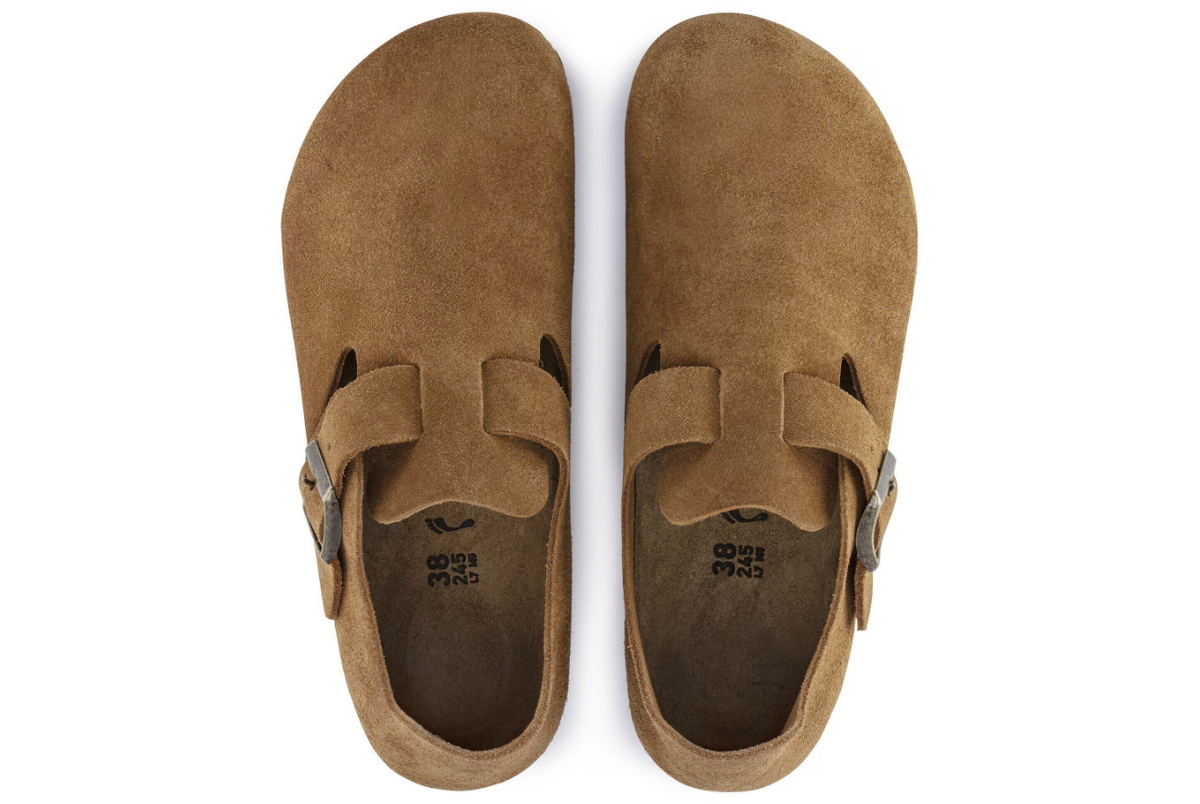 Birkenstock London Suede Leather Mink Regular