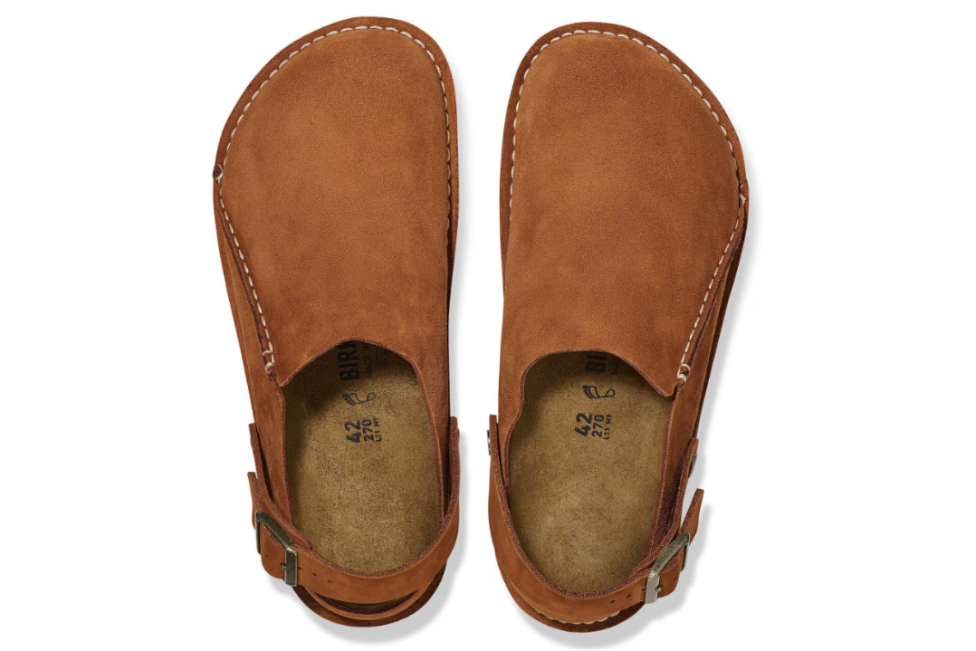 Birkenstock Lutry Premium Suede Leather Mink Narrow