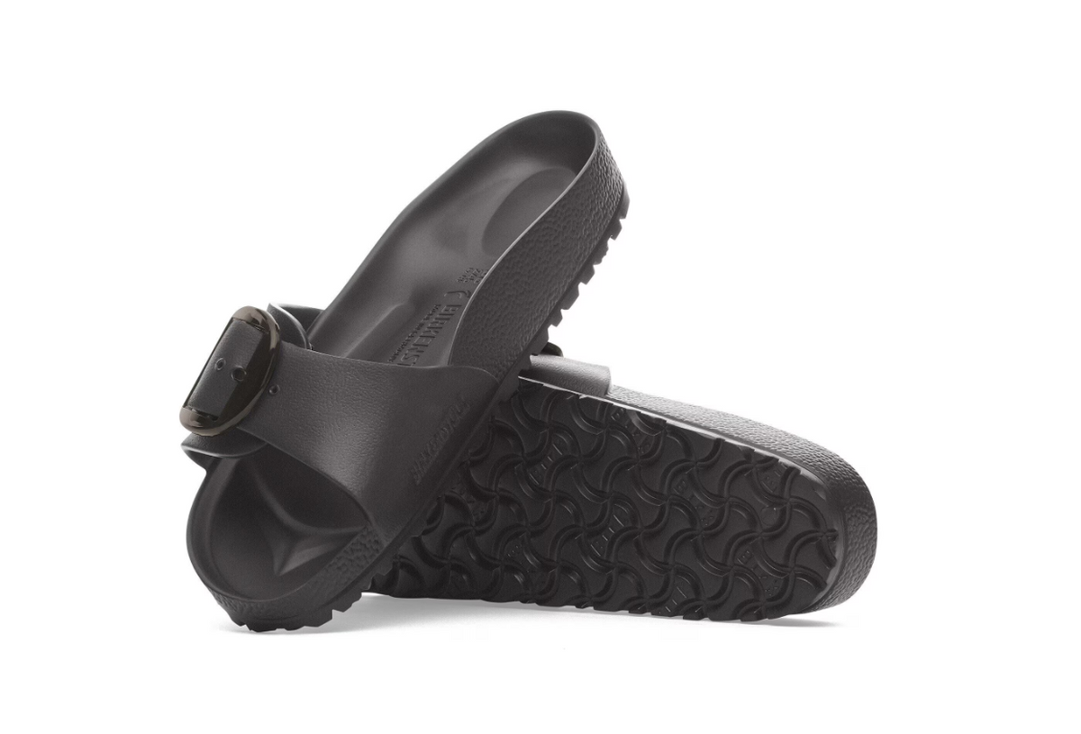 Birkenstock Madrid Big Buckle EVA Sandals Black Narrow - Black, Narrow