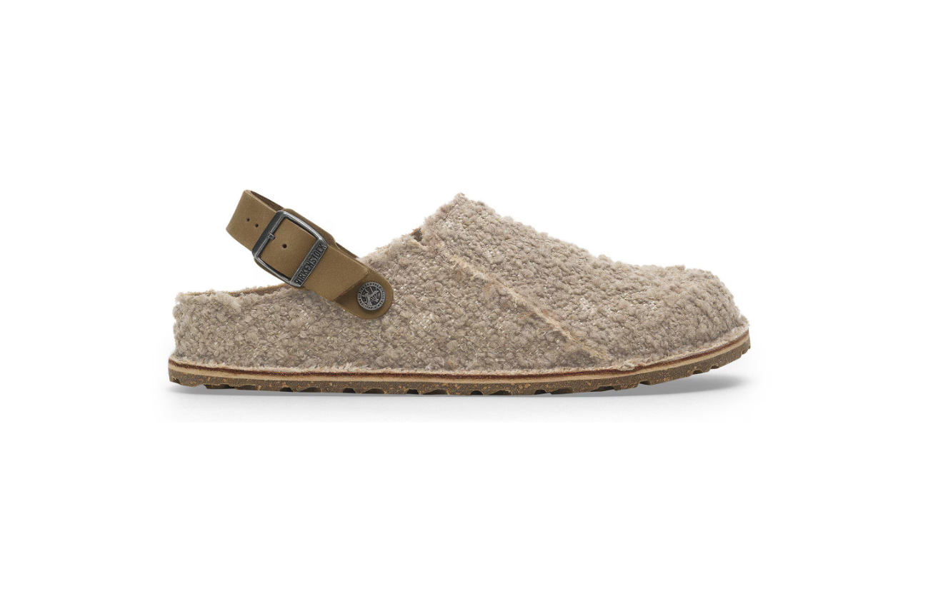 Birkenstock Lutry Premium Textile Gray Taupe Narrow
