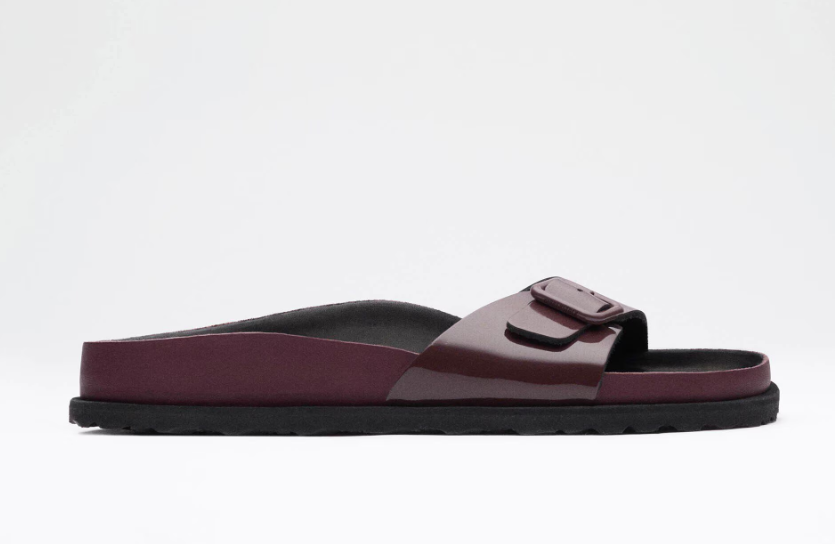 Birkenstock 1774 Madrid Leather Patent Leather Port Narrow
