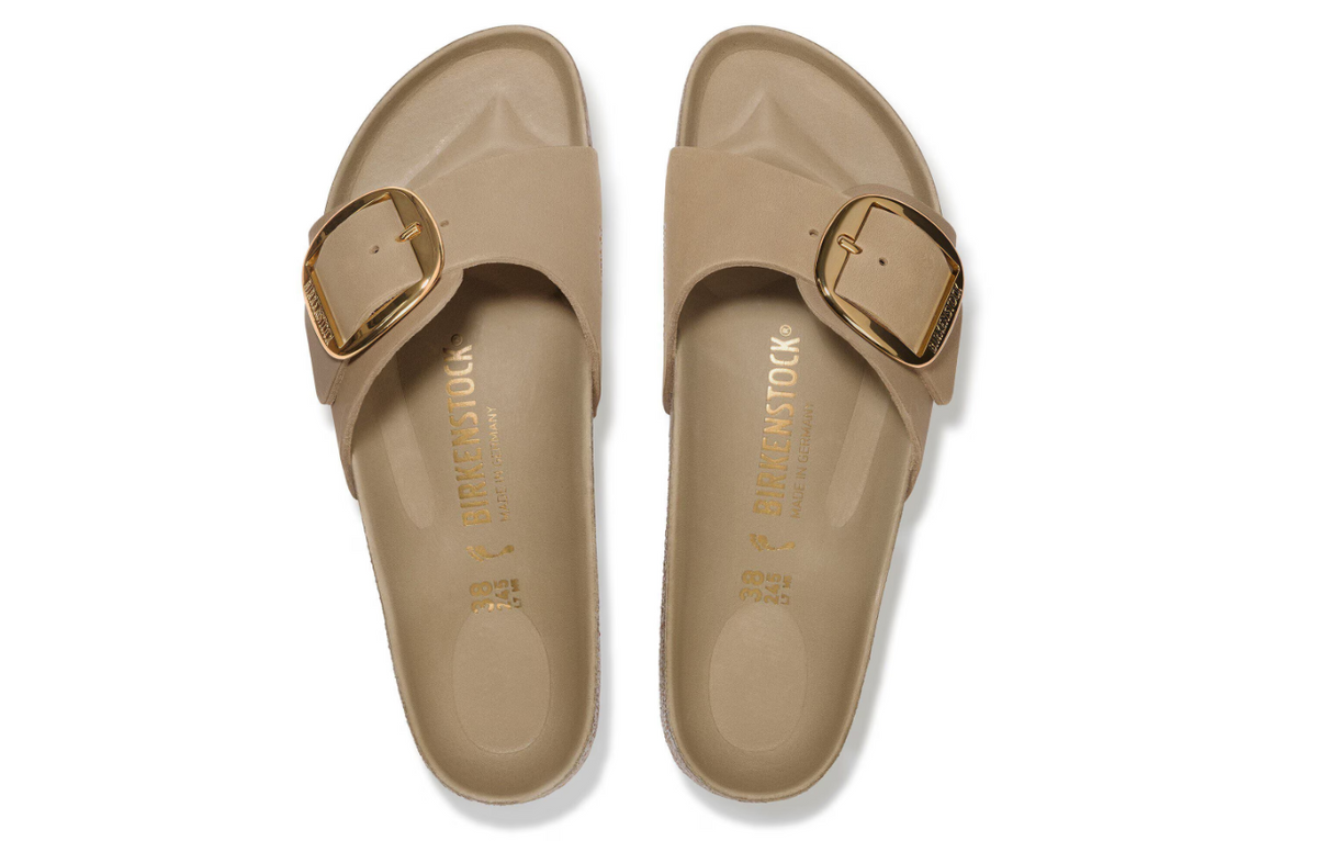 Birkenstock Madrid Big Buckle Oiled Leather - Tabacco, Narrow