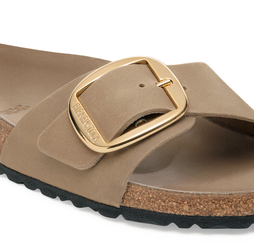 Birkenstock Madrid Big Buckle Oiled Leather - Tabacco, Narrow