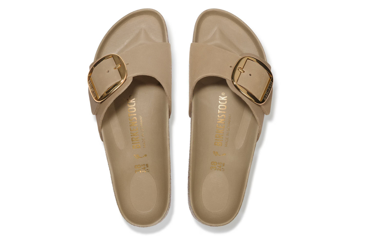 Birkenstock Madrid Big Buckle Oiled Leather Tabacco Brown Regular - Tabacco, Regular
