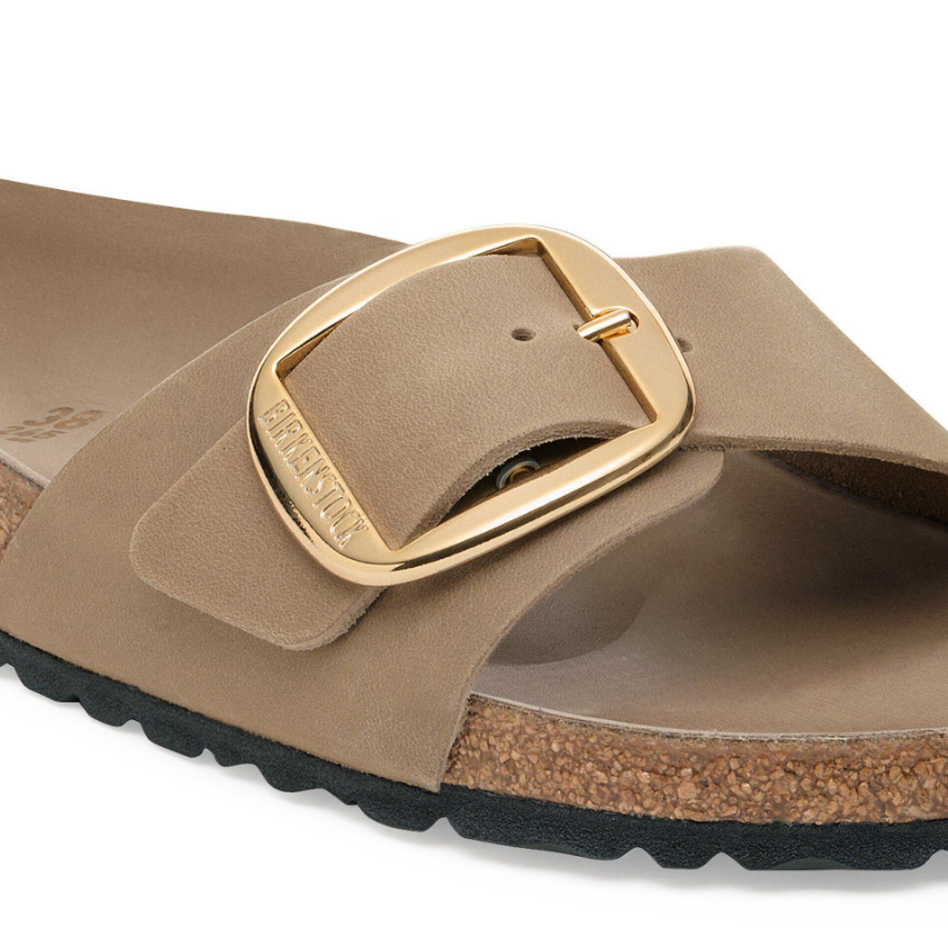 Birkenstock Madrid Big Buckle Oiled Leather Tabacco Brown Regular - Tabacco, Regular