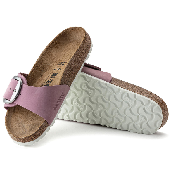 Birkenstock Madrid Big Buckle Nubuck Leather - Orchid, Narrow