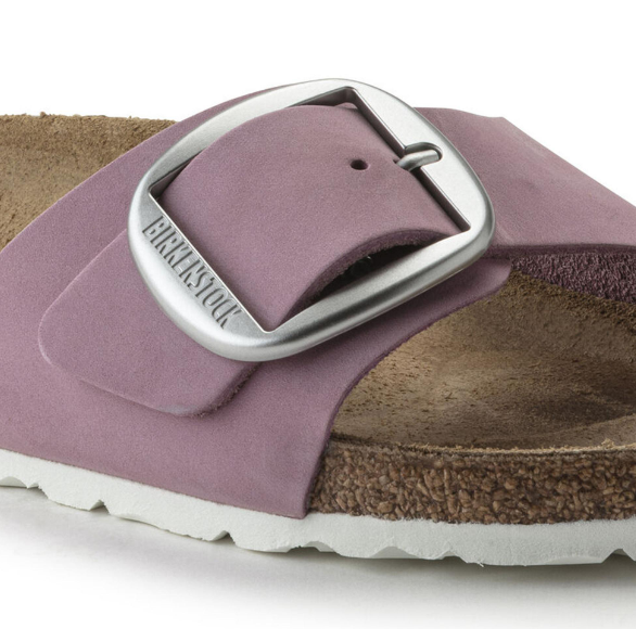 Birkenstock Madrid Big Buckle Nubuck Leather - Orchid, Narrow
