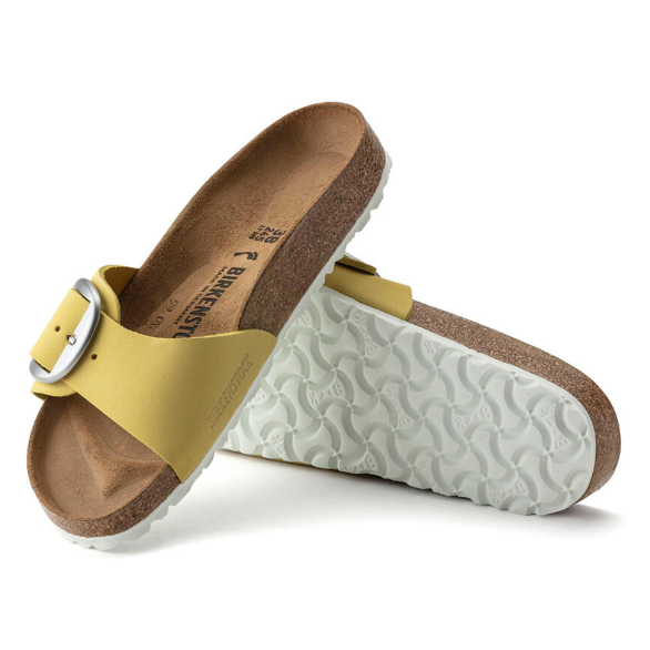 Birkenstock Madrid Big Buckle Popcorn Nubuck Sandals - Popcorn, Narrow