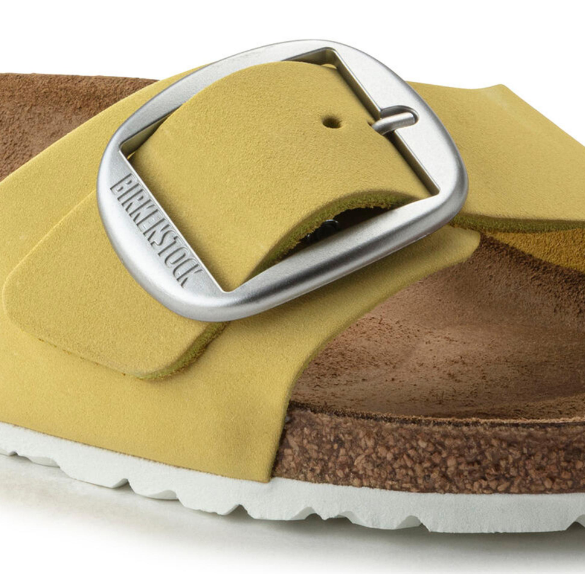Birkenstock Madrid Big Buckle Popcorn Nubuck Sandals - Popcorn, Narrow