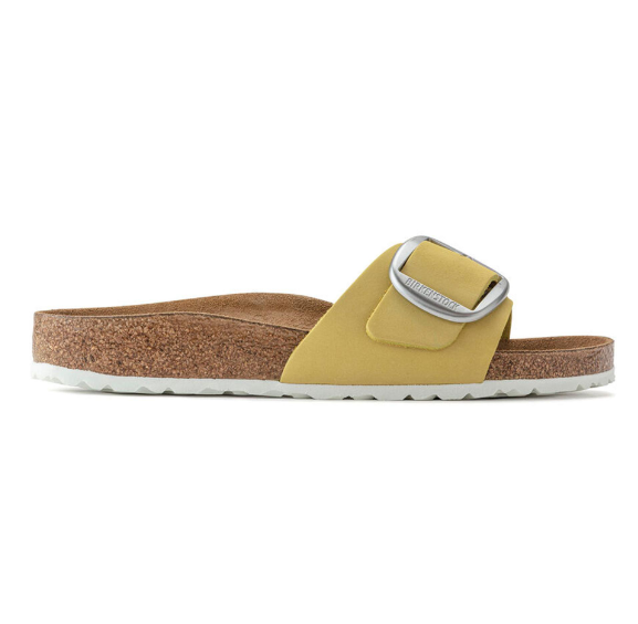Birkenstock Madrid Big Buckle Popcorn Nubuck Sandals - Popcorn, Narrow