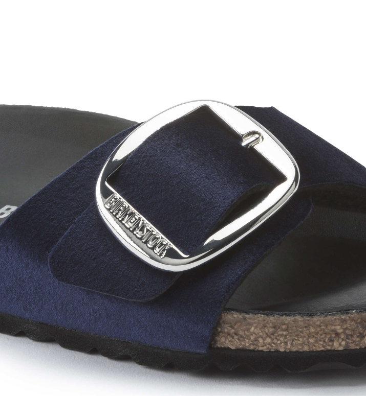 Birkenstock Madrid Big Buckle Velvet Midnight Narrow